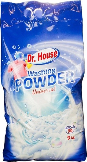 Dr. House 90dávek/9kg prášek na praní universal Dr. House 90dávek/9kg prášek na praní universal - Drogerie Prací prostředky Prací prášky nad 60 dávek